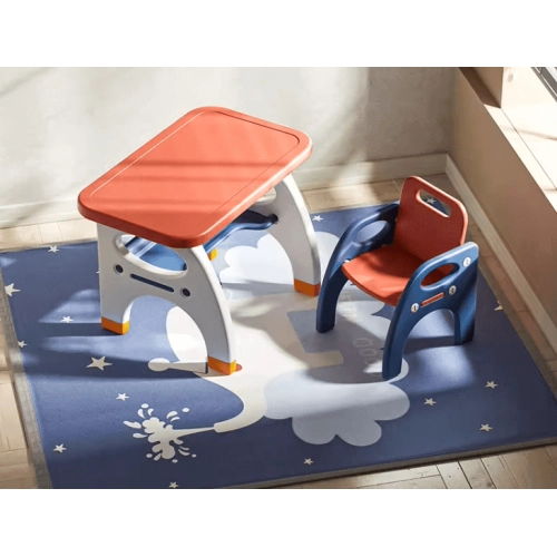 Детска маса с един стол в червен и син цвят    | SONNE942 - 2