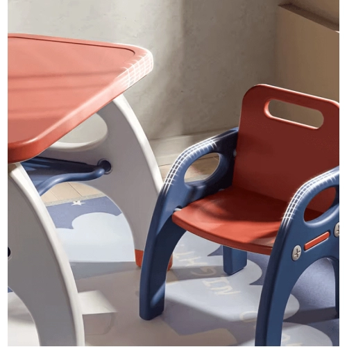 Детска маса с един стол в червен и син цвят    | SONNE942 - 6
