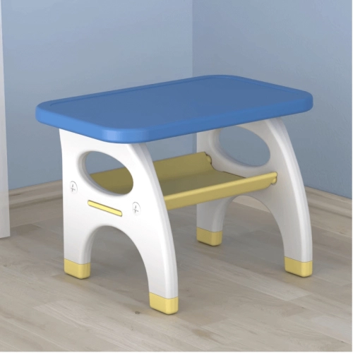 Детска маса с един стол в син цвят и лимон | SONNE943 - 2