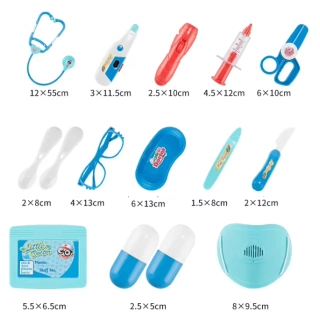Детски докторски комплект със слушалки и аксесоари | SONNE961 - 6