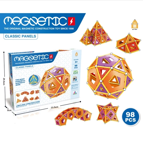 Образователни магнити за игра, Magnetic X, 98 части | Sonne317 - 3
