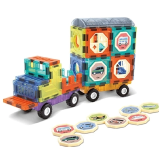 Магнитен конструктор Stars с фигурки и панели 100 части | SONNE972 - 2