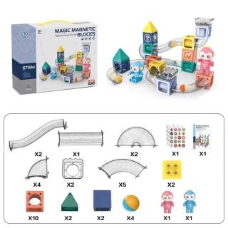 Магнитен конструктор NEO с фигурки и панели 38 части | SONNE973 - 2