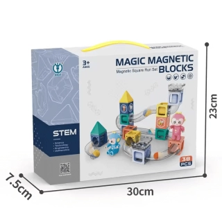 Магнитен конструктор NEO с фигурки и панели 38 части | SONNE973 - 5