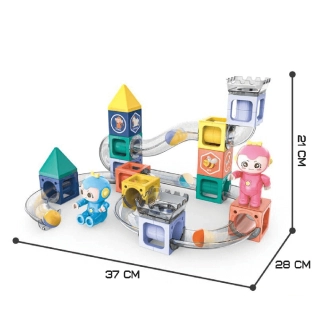 Магнитен конструктор NEO с фигурки и панели 38 части | SONNE973 - 8