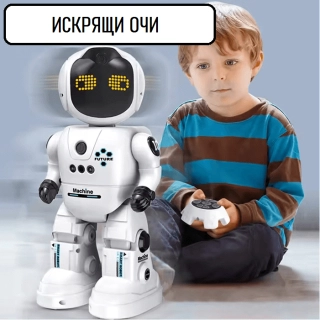 Детски бял робот Solo с функция говор и команди | SONNE976 - 9