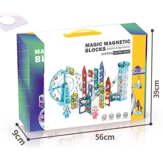 Детски магнитен конструктор Canti със звук 118ч | SONNE979 - 6