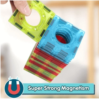 Магнитен детски конструктор Otis със звук и  колело 73 части | SONNE980 - 9