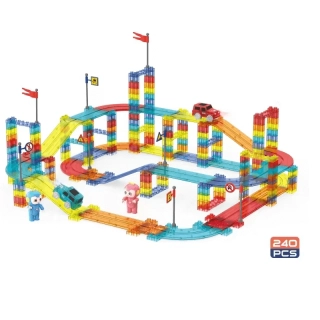 Детска магнитна писта Fagor с колички фигурки с 240 части | SONNE983 - 1