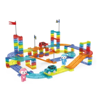 Голяма магнитна писта Gigabyte с нива и аксесоари 348 части | SONNE984 - 5