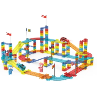 Голяма магнитна писта Gigabyte с нива и аксесоари 348 части | SONNE984 - 6