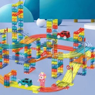 Голяма магнитна писта Gigabyte с нива и аксесоари 348 части | SONNE984 - 7