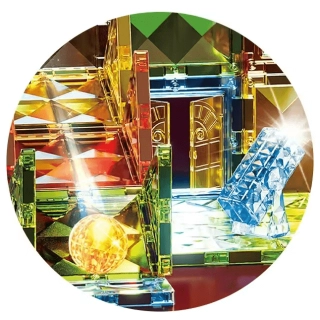 Светещ магнитен конструктор Zippo с количка 110 части | SONNE986 - 7