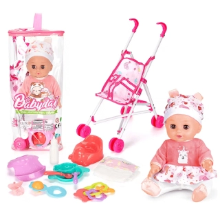 Кукла бебе Madalena с количка за бебе и аксесоари | SONNE1012 - 1