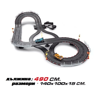 Детска състезателна писта Abis с USB зареждане 490 см. | SONNE1021 - 4