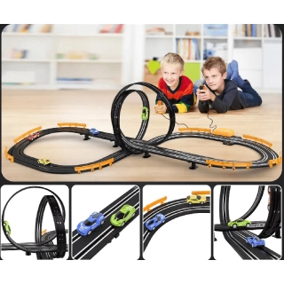 Детска писта с 220 волта зарядно Busby с колички 558 см. | SONNE1023 - 3