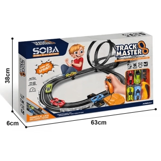 Детска писта с 220 волта зарядно Busby с колички 558 см. | SONNE1023 - 5