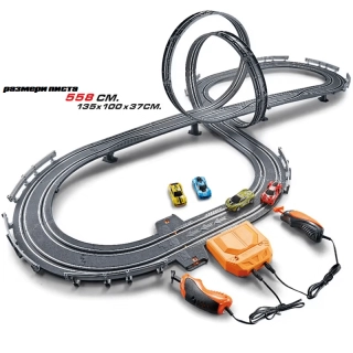 Детска писта с 220 волта зарядно Busby с колички 558 см. | SONNE1023 - 8