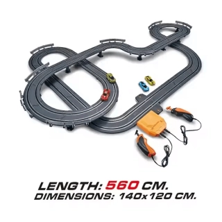 Детска писта две нива с 4 колички Hayato с зарядно 560 см. | SONNE1024 - 2