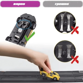 Детска писта две нива с 4 колички Hayato с зарядно 560 см. | SONNE1024 - 3