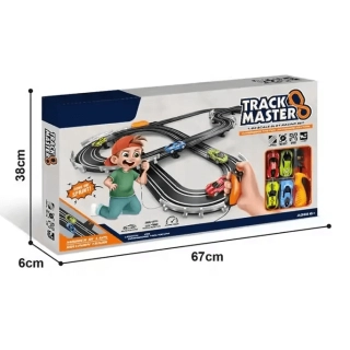 Детска писта две нива с 4 колички Hayato с зарядно 560 см. | SONNE1024 - 4