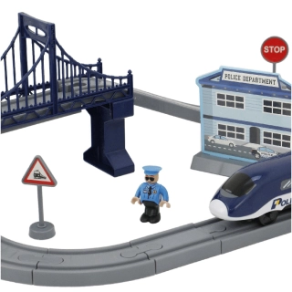 Детски полицейски влак Горна Оряховица с аксесоари 66 части | SONNE1035 - 4