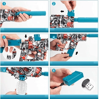 Детски автомат Boomer с водни топчета | SONNE1039 - 4