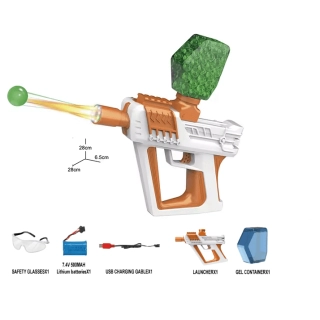 Детски пистолет с водни топчета Sting бяло и оранжево | SONNE1048 - 3