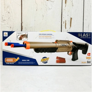 Детски двуцевен бластер Chamber с меки куршуми | SONNE1055 - 5