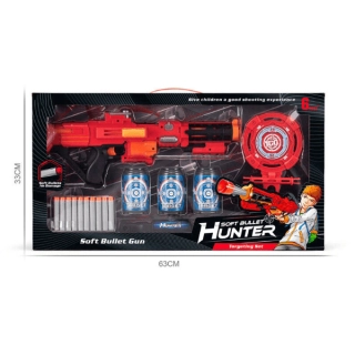 Детски автомат с дунапренови куршуми Hunter с мерник | SONNE1059 - 2