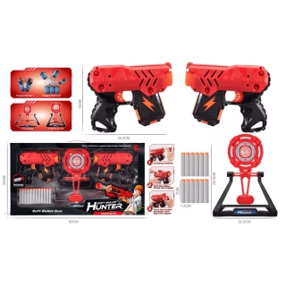 Детски пистолети Hunters 2 с меки куршуми и аксесоари | SONNE1060 - 1