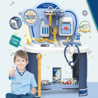 Докторски комплект Малък доктор със слушалки | SONNE1071 - 5