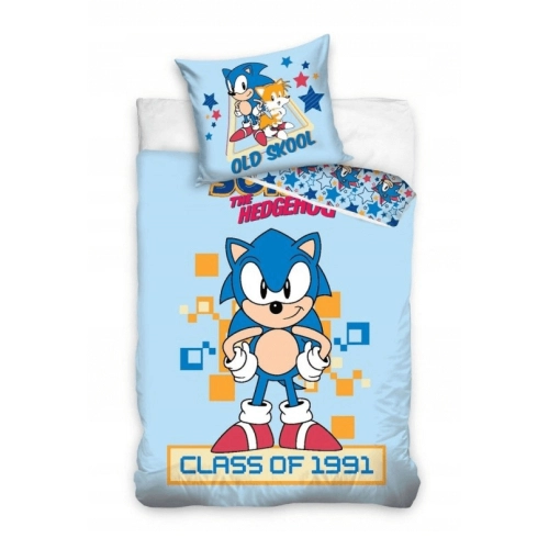 Детски чаршафи Sonic the Hedgehog CLASS OF1991 140x200/65x65 | SONNE1100
