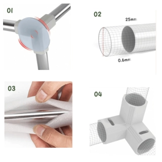 Бебешка мека ограда Crocky + килим и топки 150*200*65 | SONNE1115 - 8