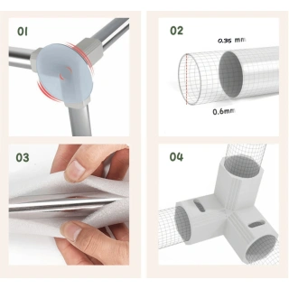 Бебешка мека ограда с цип Charlie grey 180*150*65 | SONNE1160 - 10