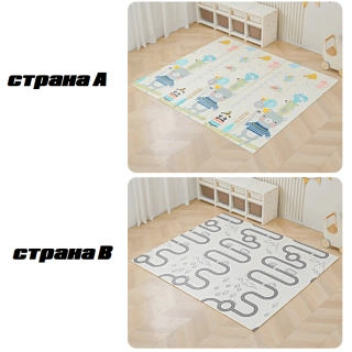 Бебешка мека ограда с цип Charlie grey 180*150*65 | SONNE1160 - 7