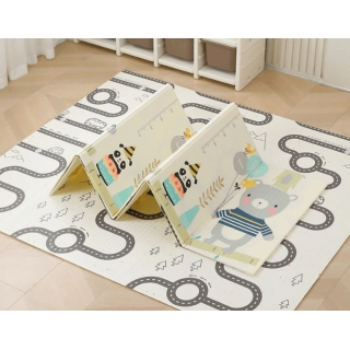 Бебешка мека ограда с цип Charlie grey 180*150*65 | SONNE1160 - 9