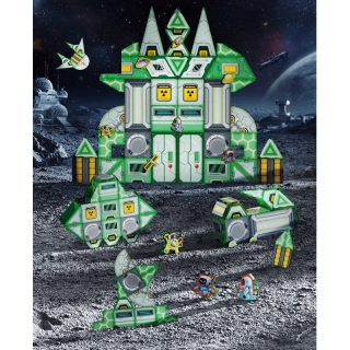 Storm Cat магнитен детски конструктор със 108 части | SONNE1187 - 2