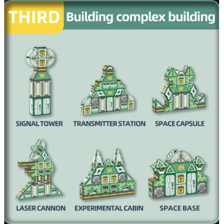 Storm Cat магнитен детски конструктор със 108 части | SONNE1187 - 5