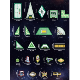 Storm Cat магнитен детски конструктор със 108 части | SONNE1187 - 7