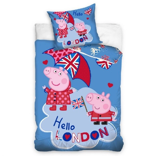 Детски спален комплект Peppa Pig London – 2 части | PP191060-PP