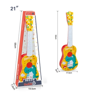 Красива цветна детска китара 55 см Dino Harmonica Pro | SONNE1205 - 2