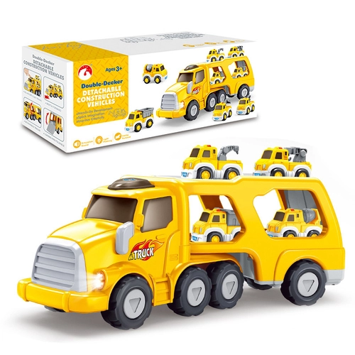 Детска камион с платформа и колички | sonne516 - 3
