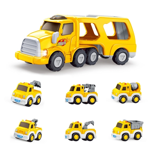 Детска камион с платформа и колички | sonne516 - 4