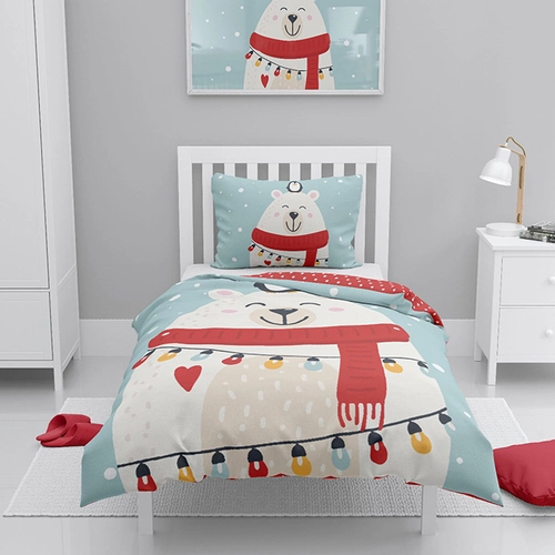 Детски спален комплект Christmas Bear - 2 части | NL221072b - 2