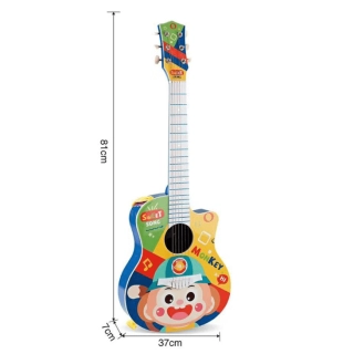 Голяма детска акустична китара с метални струни 81 см Navel | SONNE1212 - 2