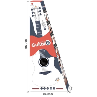 Голяма детска акустична китара с метални струни 81 см Navel | SONNE1212 - 3