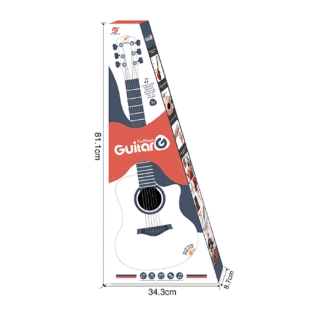 Красива дървена китара 81 см с метални струни Biggest | SONNE1213 - 3