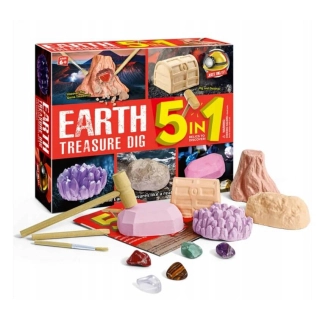5 в 1 комплект за разкопки на съкровища от Земята | SONNE1230 - 2