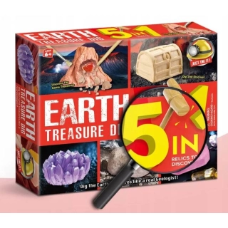 5 в 1 комплект за разкопки на съкровища от Земята | SONNE1230 - 3